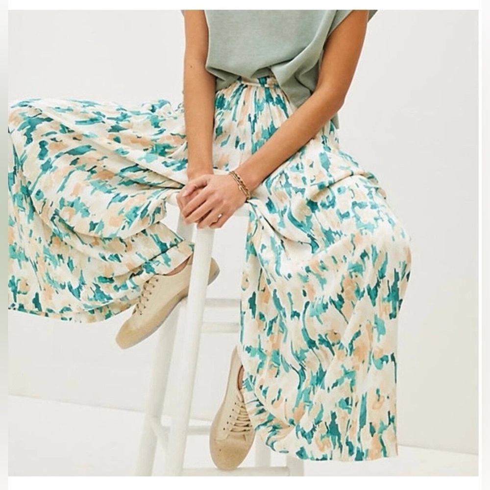 Anthropologie Multicolor Wide Leg Pants